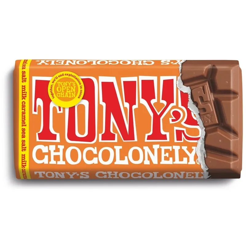 Tony’s Chocolonely Milk Chocolate Caramel Sea salt 90 g
