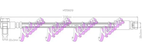 Bromsslang KAWE H5582Q