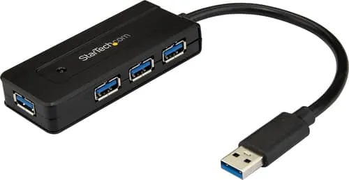 StarTech.com USB 3.0 Hub 4-port with Charge Port USB Hub - USB 3.2 - 4 porte - Svart