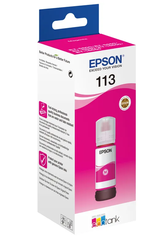 Epson bläckflaska 113 original magenta 70 ml