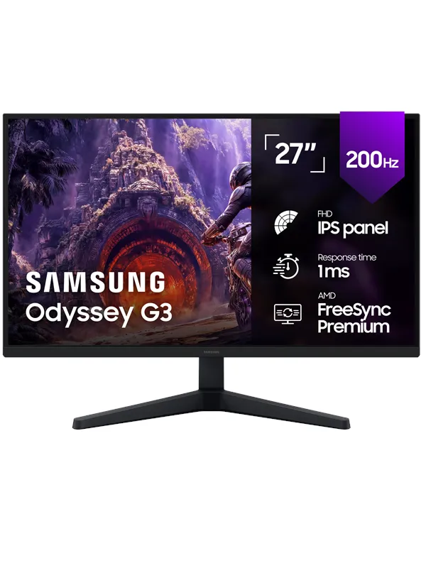 27″ Samsung Odyssey G3 (G30H) - 27″ | 1920 x 1080 | Full HD | LCD