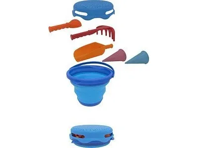 Schildkröt Sandset 7-in-1, Blå