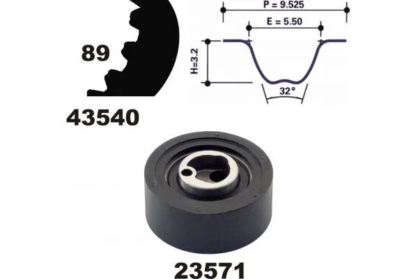 MAPCO 23540 Kamremssats
