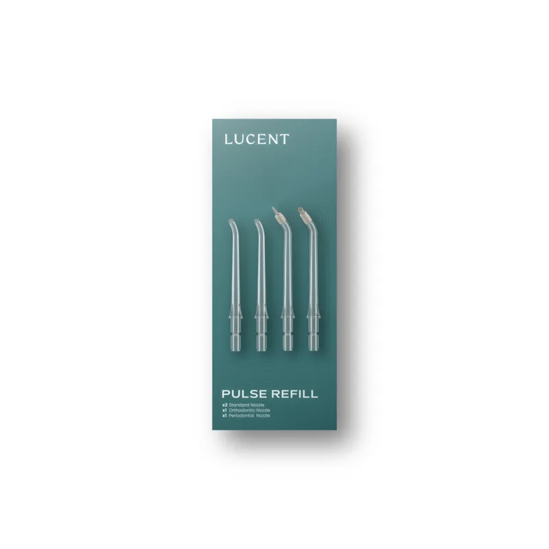 Be Lucent Pulse Water Flosser Nozzles 4-pack