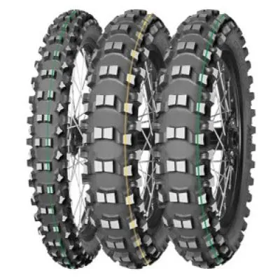 Mitas Terra Force-EX SM ( 120/90-18 TT 65R Bakhjul, Gummiblandning Super, gelb )