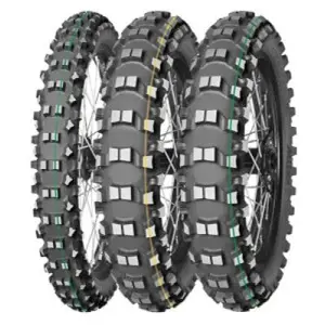 Mitas Terra Force-EX SM ( 120/90-18 TT 65R Bakhjul, Gummiblandning Super, gelb )