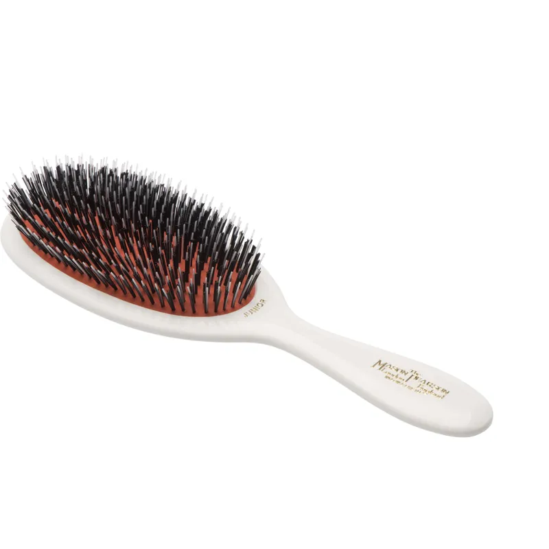 Mason Pearson – Junior Size (BN2) Bristle/Nylon- Ivory