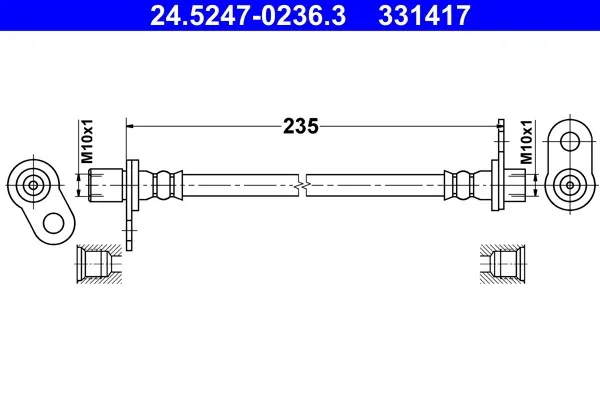 Bromsslang ATE 24.5247-0236.3
