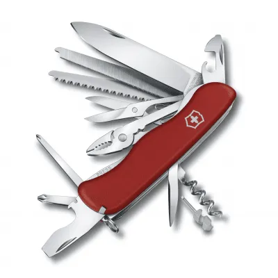 Victorinox WORKCHAMP Locking Blade Swiss Army Knife - 111mm Linear Lock Blade