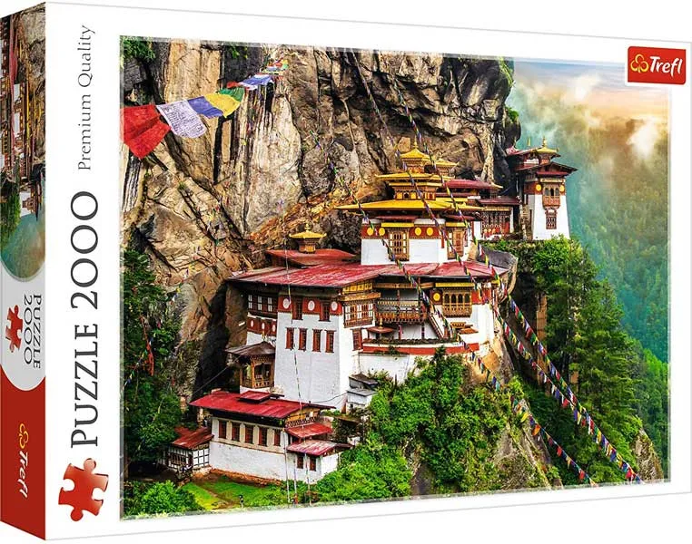 Pussel – Tigernästet, Bhutan 2000 Bitar
