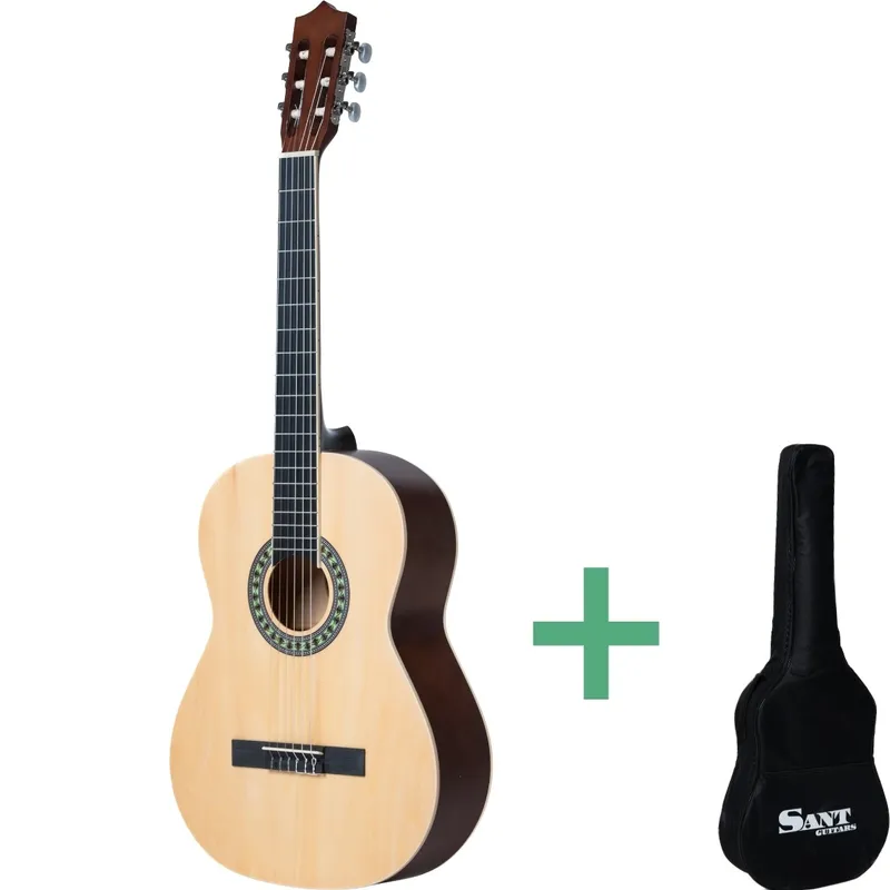 Sant Guitars CL-50L SNA spansk gitarr, vänsterhänt nature