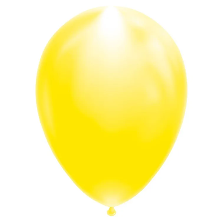 LED Ballonger Gul 30 cm 5-pack