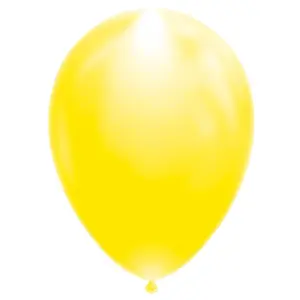LED Ballonger Gul 30 cm 5-pack