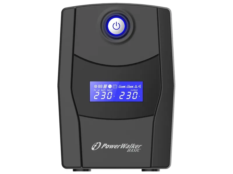 PowerWalker VI 800 STL, Linjeinteraktiv, 0,8 kVA, 480 W, Sinus, 162 V, 290 V