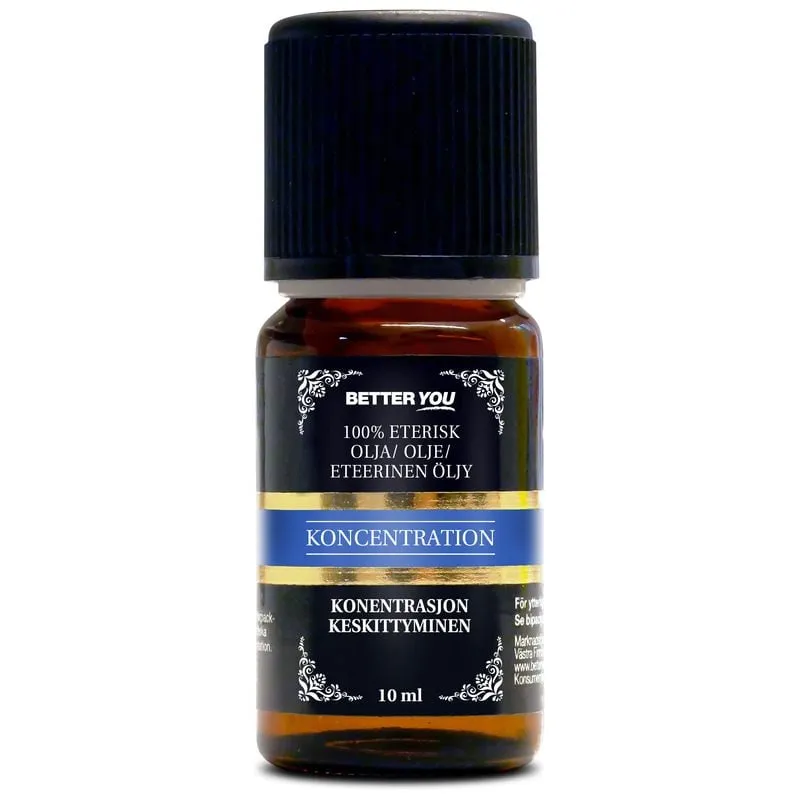 BETTER YOU Better You Koncentrationsolja EKO Eterisk 10 ml