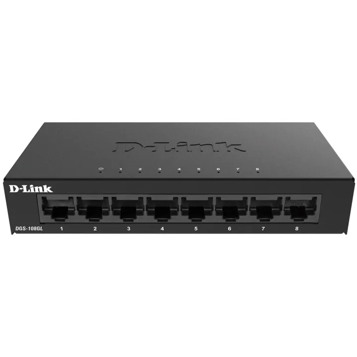 D-Link DGS-108GL 8-Port Gigabit Unmanaged Desktop Switch