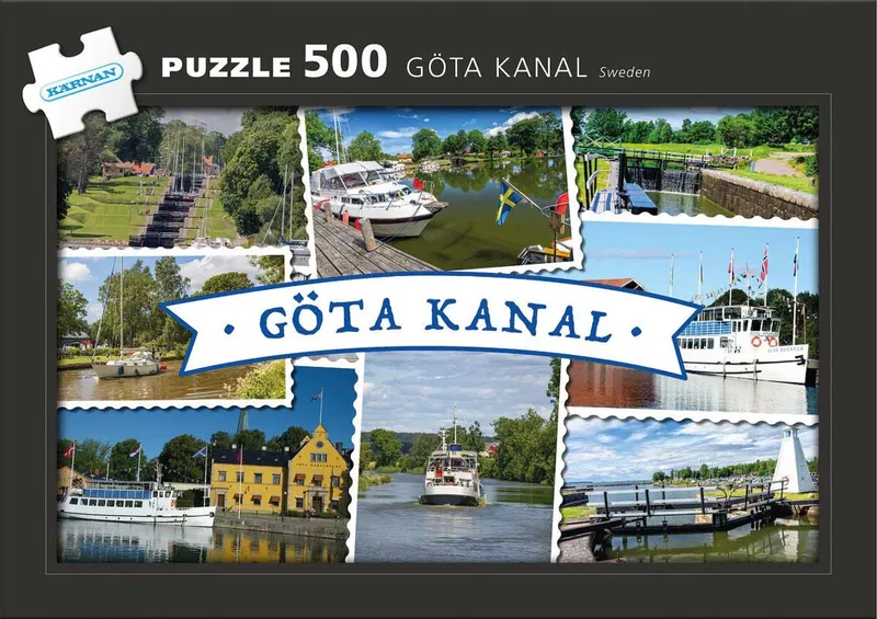 Pussel – Göta kanal, Sverige 500 Bitar
