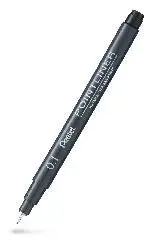 Fineliner PENTEL Pointliner 0,1mm svart