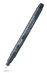 Fineliner PENTEL Pointliner 0,1mm svart