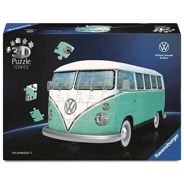 Iconic Volkswagen T1 3D-Pussel 162 Bitar, Ravensburger