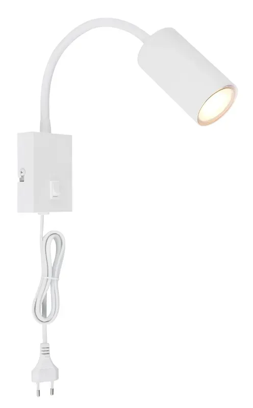Globo Lighting - Robby - Sänglampa - Vit