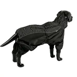 Dogman Dot Raincoat Waterproof Dog Overall Reflective Pattern 60cm
