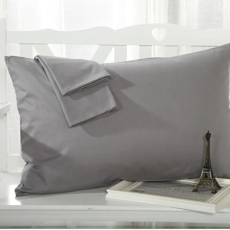 1 st Örngott i ren bomull Mjukt Dekorativt Örngott Örngott Enfärgat Örngott Flera färger valfria 1pcs 48cmx74cm (#3473)