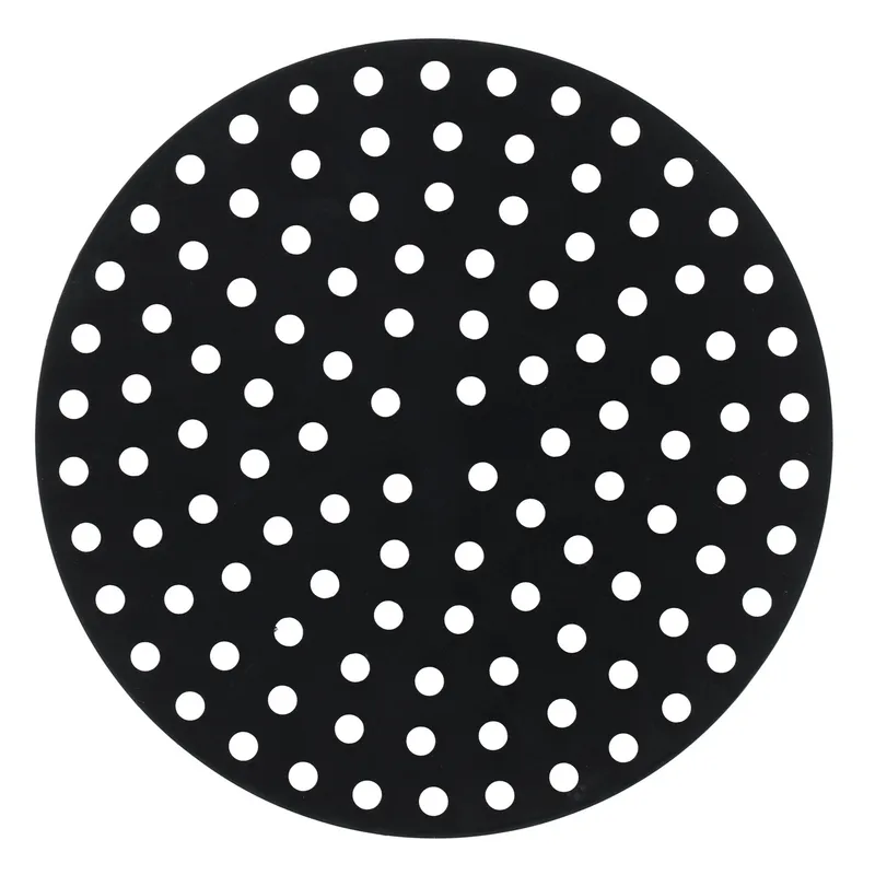 Maku Rund silikonmatta till airfryer 20 cm, svart