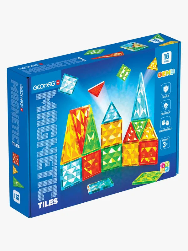 Geomag Gems Magnetbrickor 16 Delar