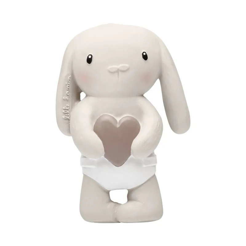 Lille Kanin Aktivitetsleksak – Brown Heart