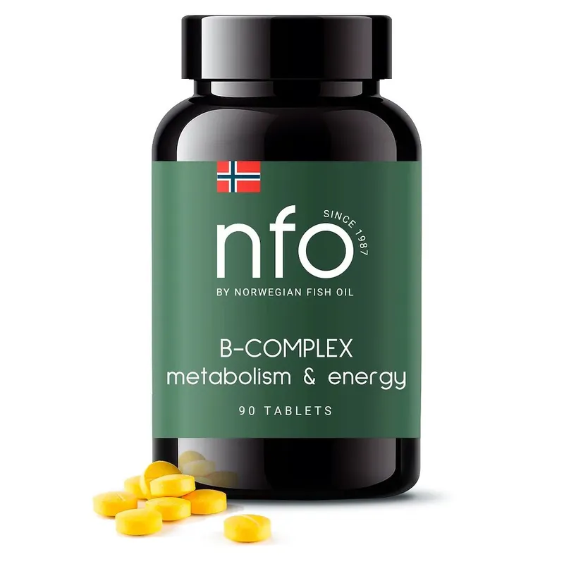 NFO – B-Complex, 90 tabletter