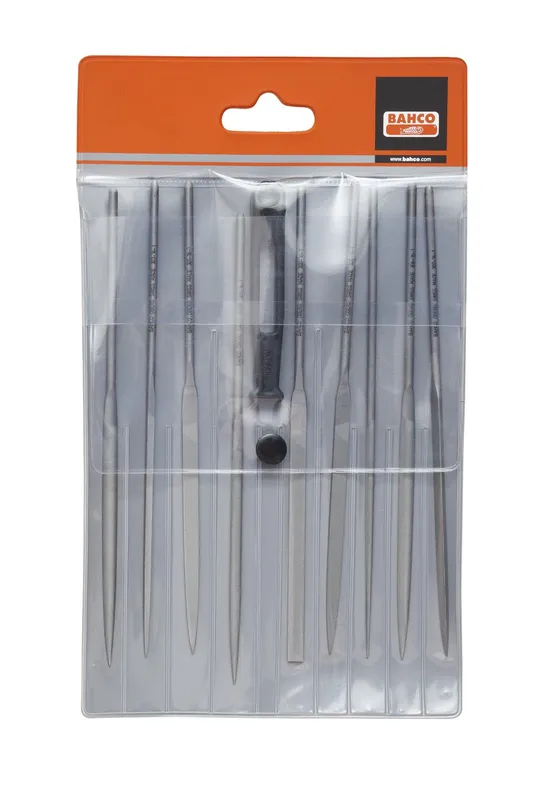 BAHCO 9 pce set of 16cm needle cut 1