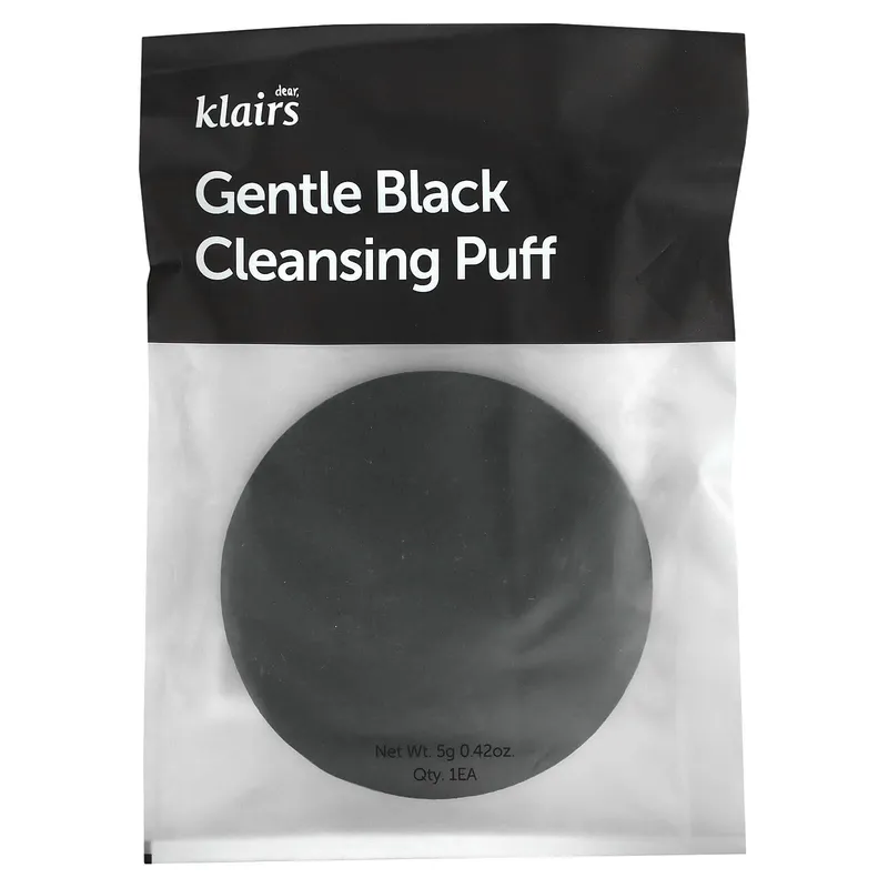 Klairs Gentle Black Deep Cleansing Puff 1 pcs