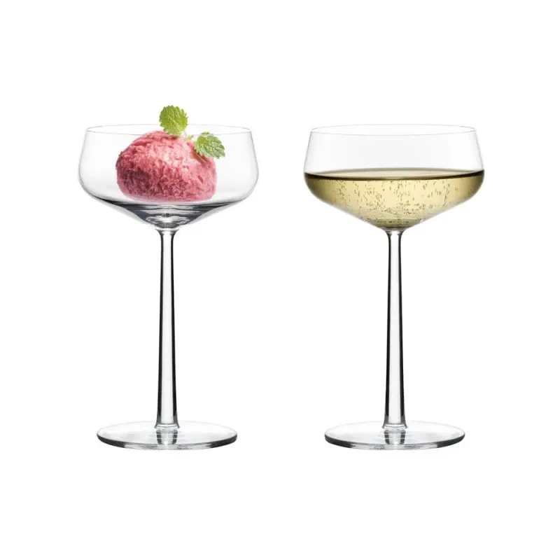 IIttala – Essence – 12 st Coupe / Champagne bägare 21 cl design Alfredo Häberli