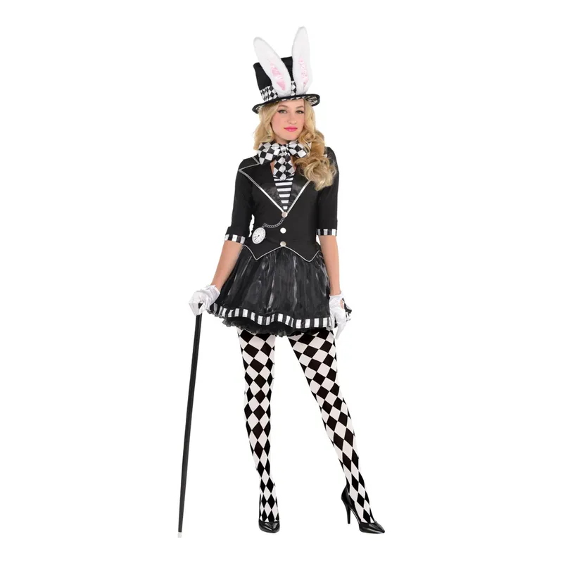 Mad Hatter Kanin Maskeraddräkt – Medium