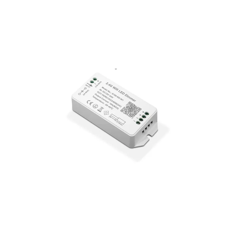 WiFi dimmer - Tuya/Smart Life, fungerar med Google Home, Alexa och smartphones, 12V (120W), 24V (240W)