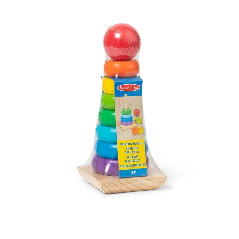 Melissa & Doug Wooden Stacker Rainbow