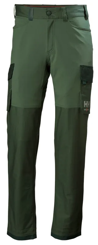 Helly Hansen Workwear Oxford 4X 77408-474 Arbetsbyxa grön/svart C156