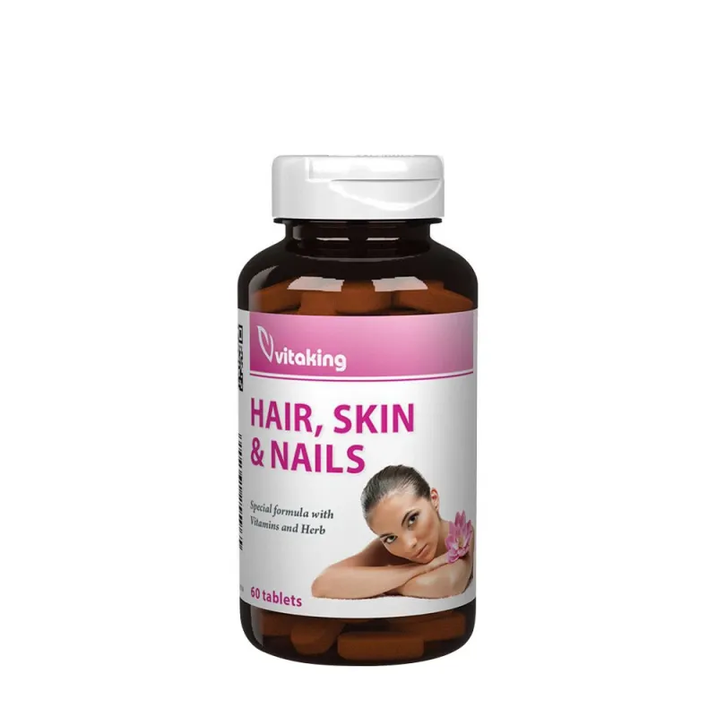 Vitaking – Hår, Hud & Naglar Vitaminer, 60 Tabletter