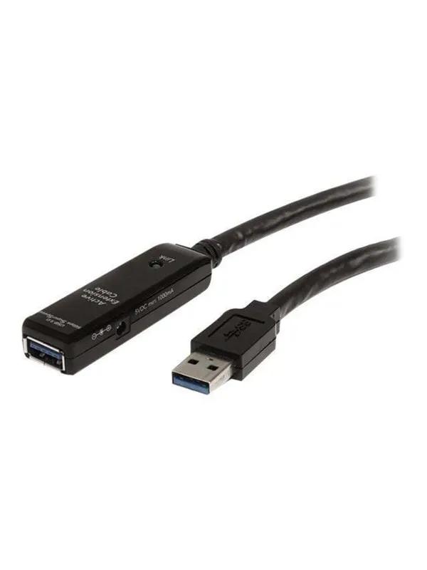 Startech 3m Usb 3.0 Active Extension Cable 3m Usb-a Usb-a Svart