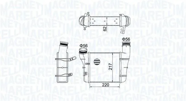 MAGNETI MARELLI 351319204580 Intercooler