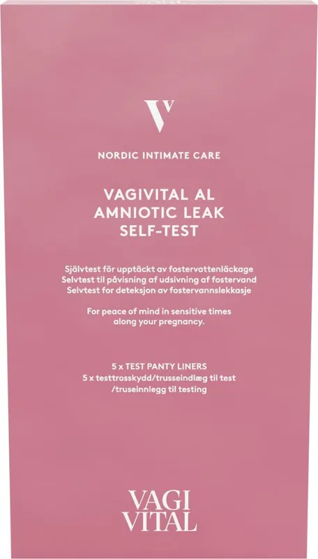 VagiVital AL Självtest för upptäckt av fostervattensläckage 5 st