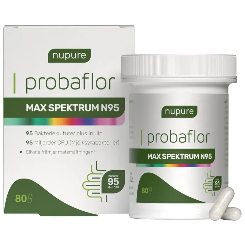 Nupure Probaflor MAX Spektrum N95 80 kapslar