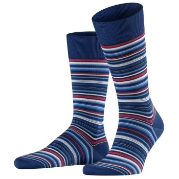 Falke Strumpor Microblock Socks Mörkblå bomull Strl 45/46 Herr