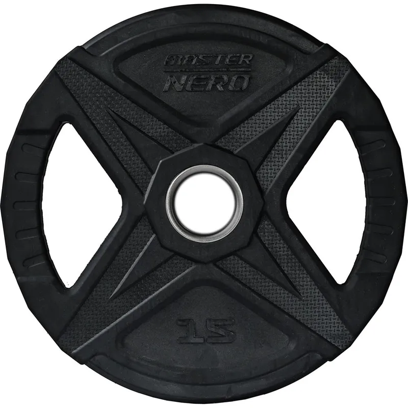 Master Fitness Nero Rubber Plate, Viktskivor gummerade (#5926)