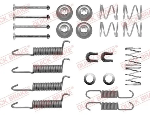 Monteringssats för bromsbackar (parkeringsbroms) QUICK BRAKE 105-0016