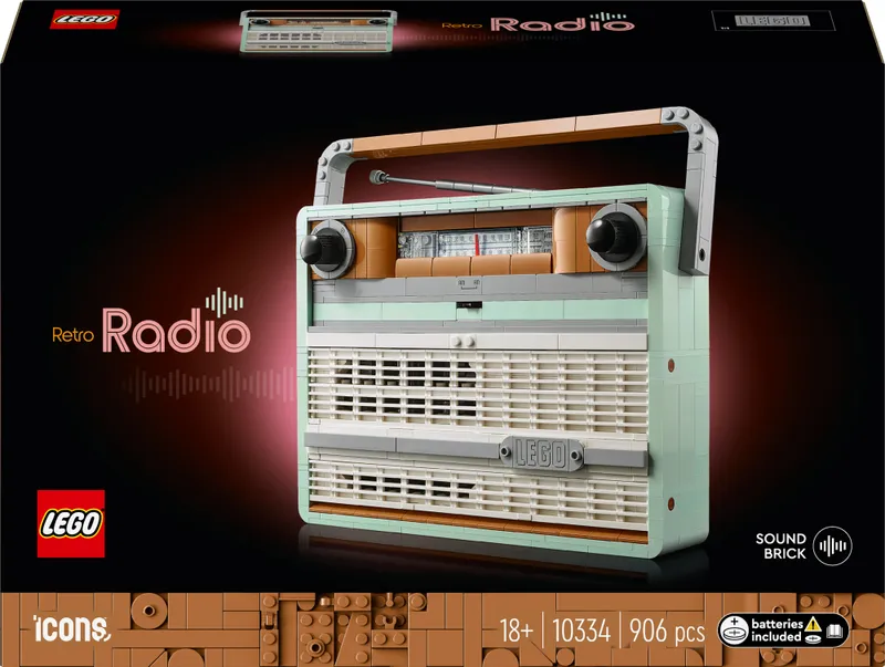 LEGO Icons – retro kassett-radio