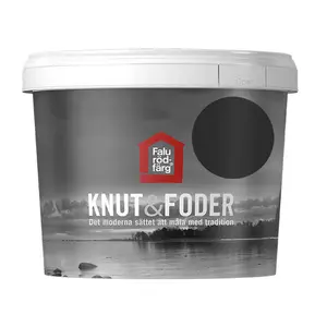 FALU RÖDFÄRG KNUT&FODER SVART 1L | Beijerbygg Byggmaterial