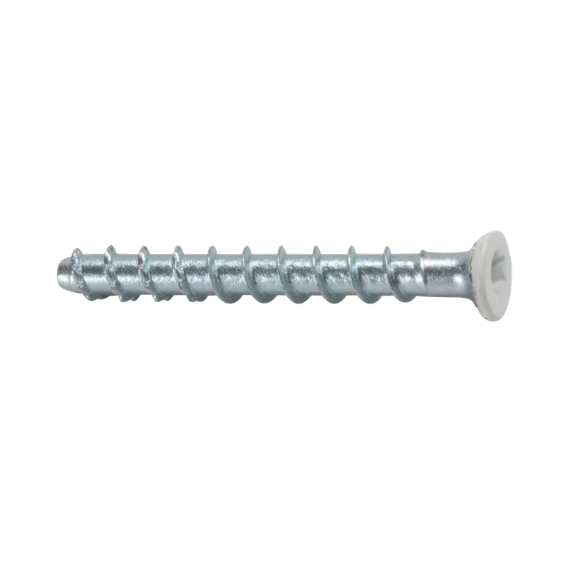Heco Multi-Monti 917225040712 Betongskruv MULTI-MONTI MMS+KS, LITET HUVUD 5/5 x 40 mm, vit, 200-pack