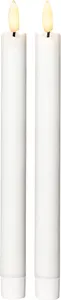 LED ANTIKLJUS FLAMME RUSTIC / 2-Pack / 25 cm / Batteri / timer